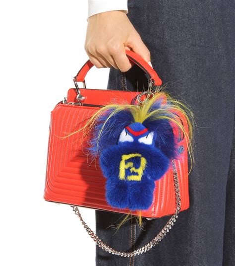 fendi monster charm fake|Fendi monster bag charm.